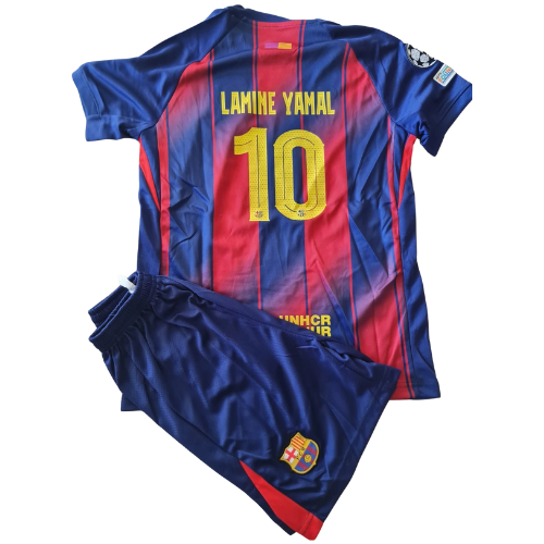 FC Barcelone Kit Enfant Maillot Foot 2025 2026 - Lamine Yamal